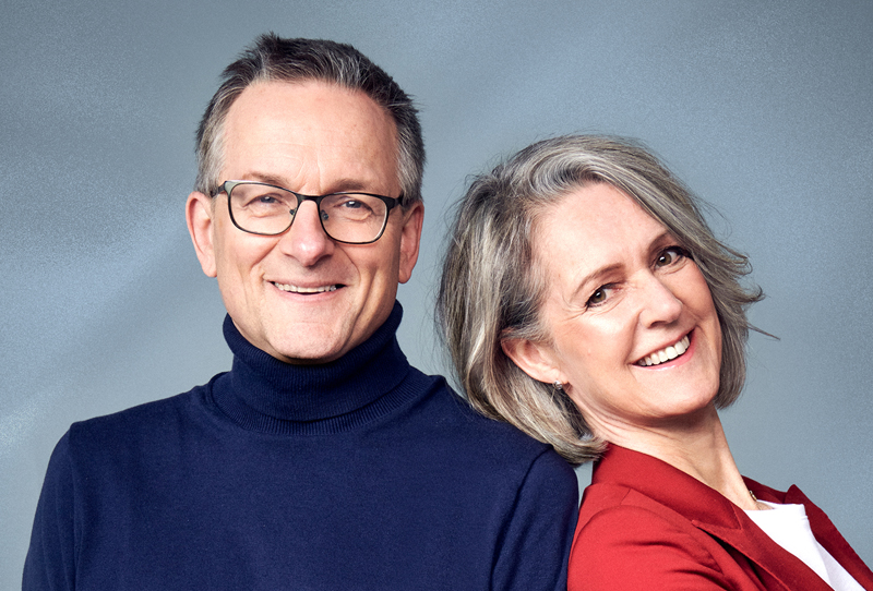 Dr Michael Mosley and Dr Clare Bailey